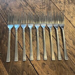 DORIC Vintage Flatwear Dinner forks (9)
